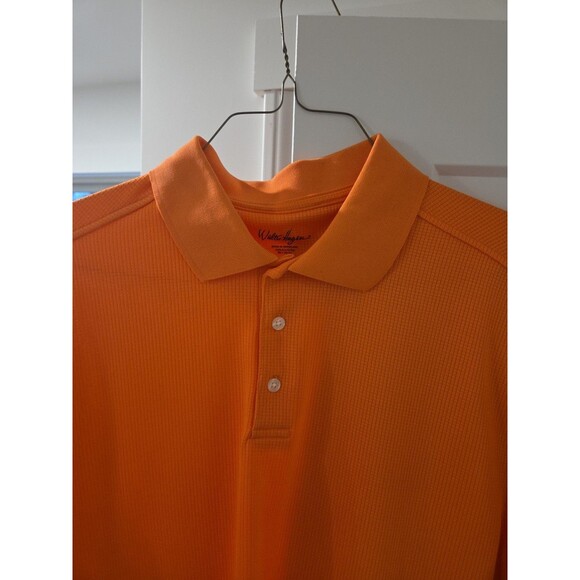 #79 Walter Hagan 11 Moisture Management XL Men's peach polo golf shirt - Picture 2 of 6